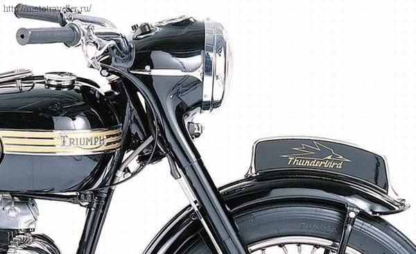 Передняя вилка мотоцикла Triumph Thunderbird