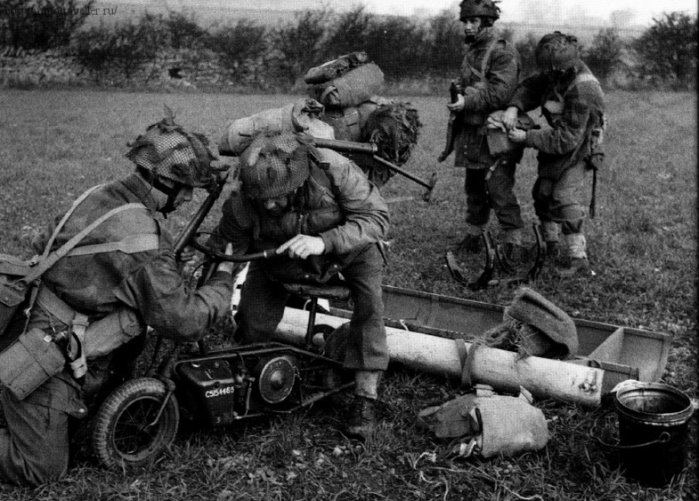 военный мотороллер воздушно-десантных войск Велбайк Военные мотоциклы