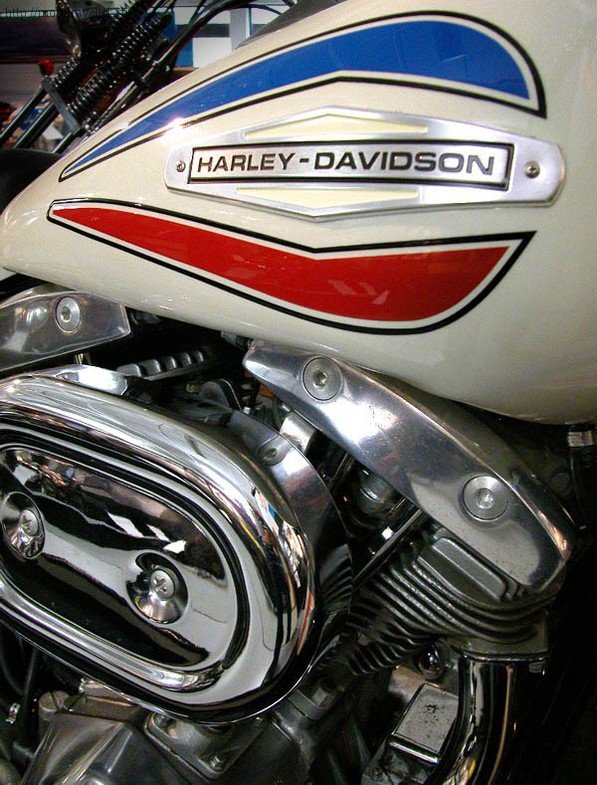 Бензобак мотоцикла harley-davidson-super-glide