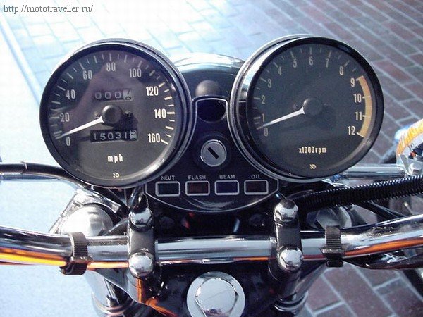 Приборная панель мотоцикла Kawasaki Z1