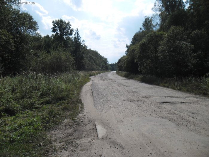 Старый Боровский Тракт на мотоцикле