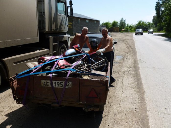 Путешествие на мотоцикле Ява из Питера на Кузбасс