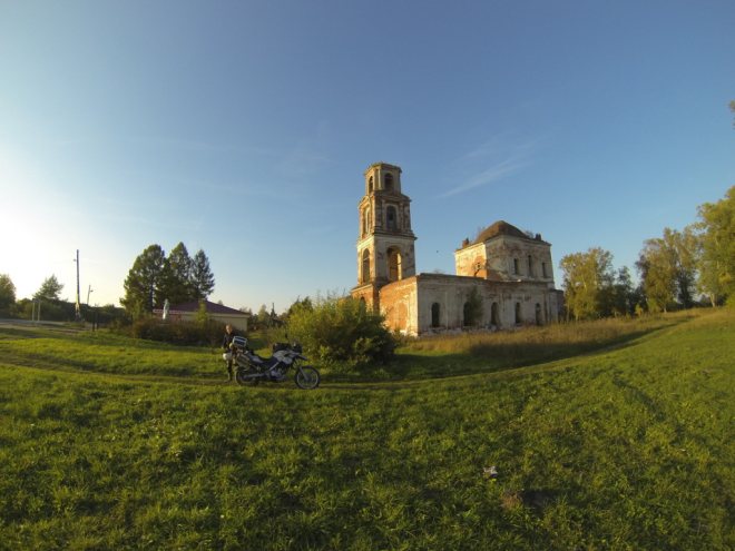 На мотоцикле к Шару под Дубной