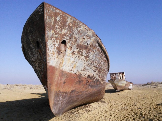 Корабли Аральского моря в Муйнаке
