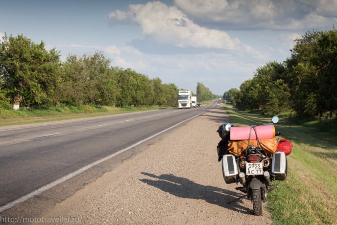 Путешествие на мотоцикле по трассе "Кавказ".