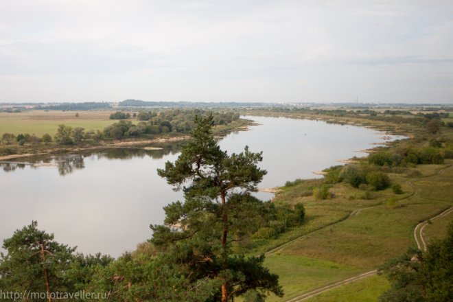 Неман на границе Литвы и России
